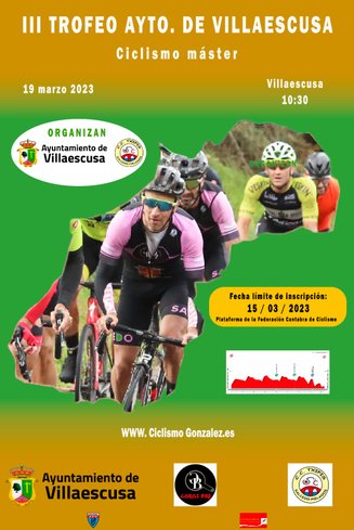 CARTEL DEL  III TROFEO AYUNTAMIENTO DE VILLAESCUSA/©ciclismo gonzalez
